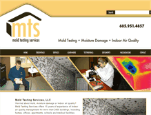 Tablet Screenshot of moldtestingsd.com